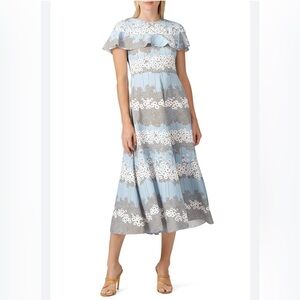 Red Valentino floral print dress